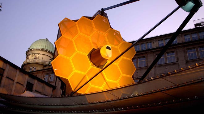 James Webb Telescope on Display in Germany